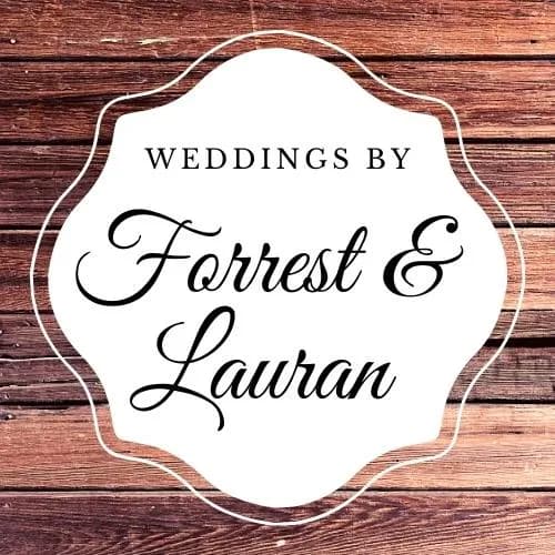 Weddings by Forrest and Lauran logo