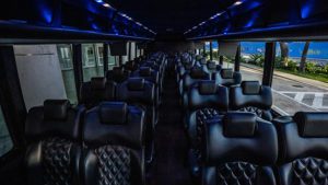 inside of the executive chauffeur shuttle