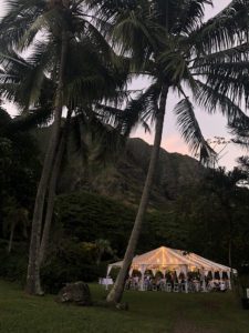sunset wedding in hawaii by luana events