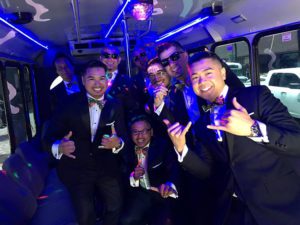 wedding party shuttle service