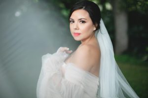 Bridal Portrait Photoshoot of Hair and Makeup
