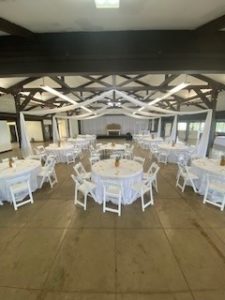 heeia state park banquet hall with tables and chairs
